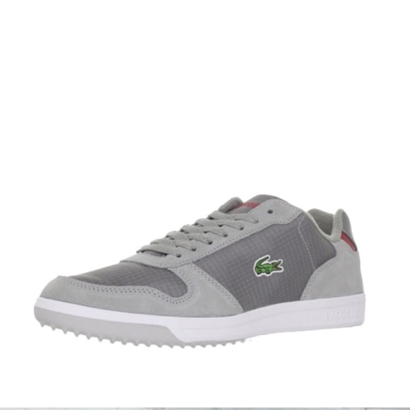 Lacoste Jenson Lace Up‎ Sneakers in Grey Size 12 - Picture 1 of 10